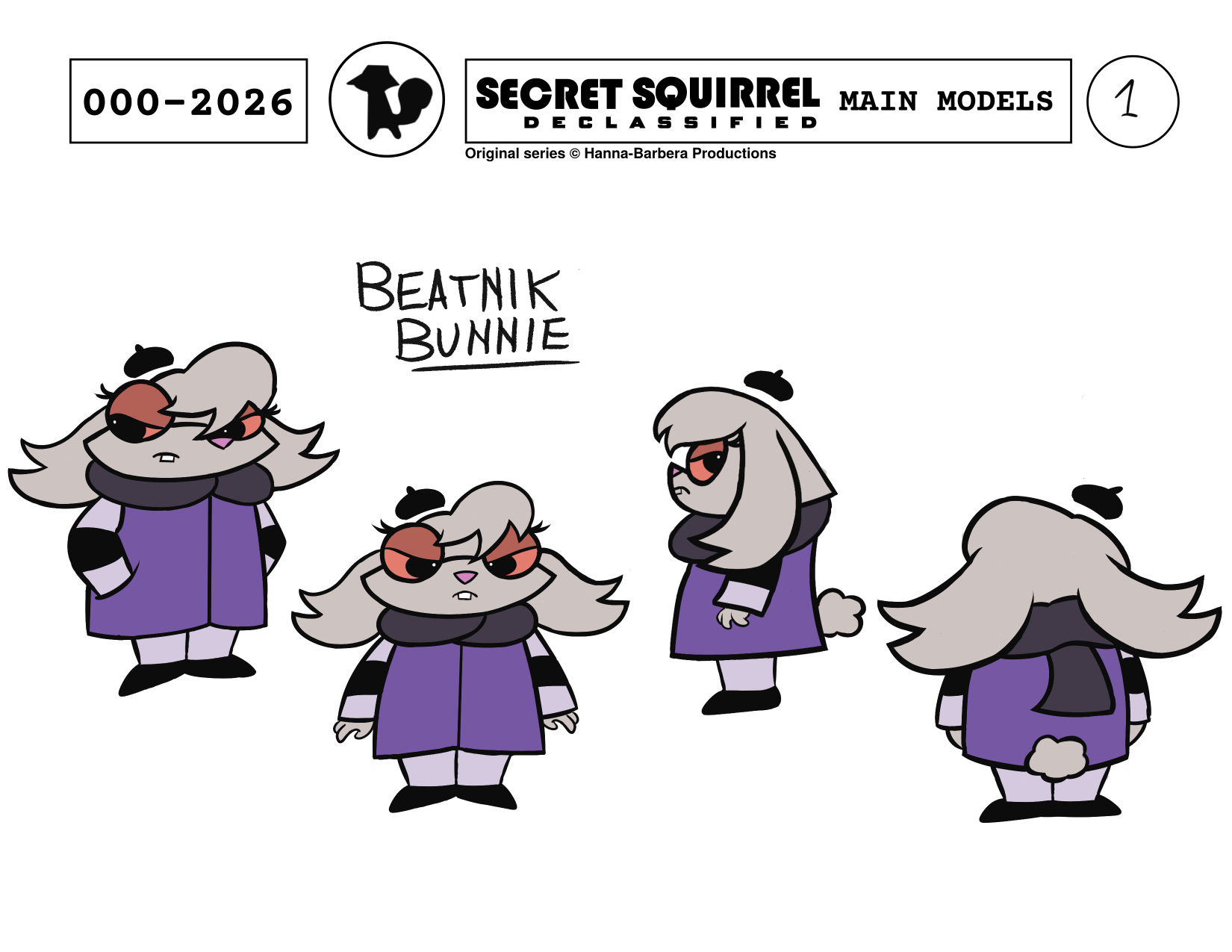 eatnik Bunnie modelsheet